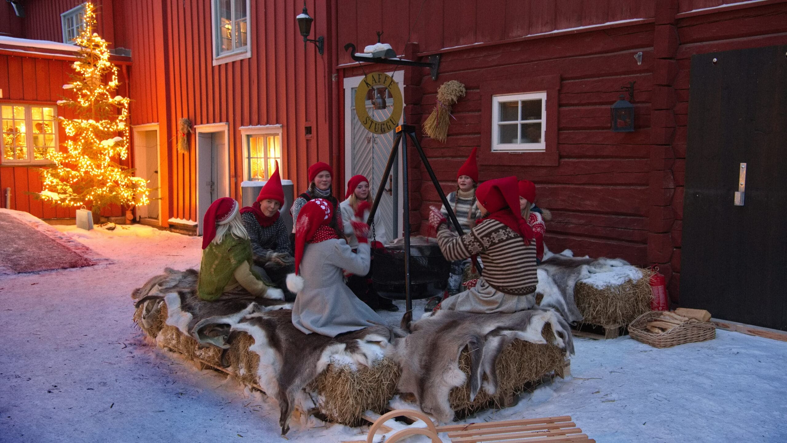 I Kaffestuggugården. Foto: Svein Eggan