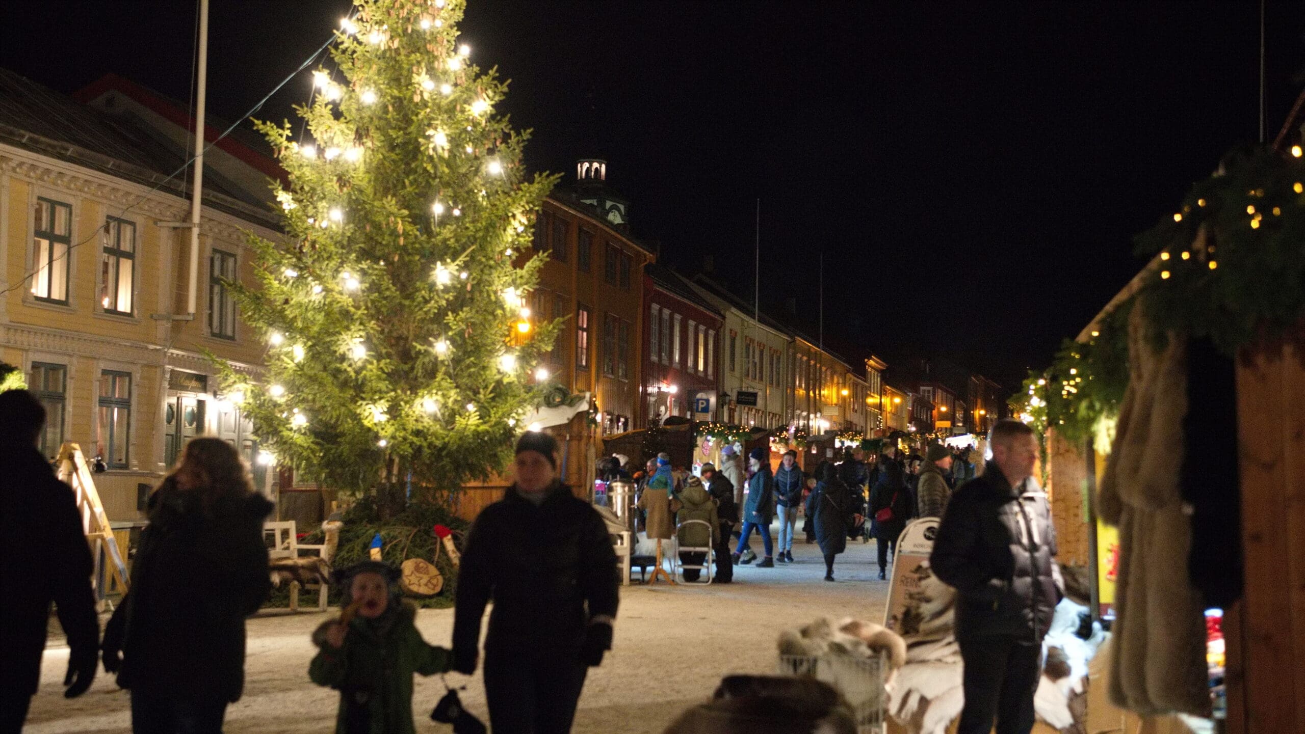 Julemarked Røros. Foto: Svein Eggan