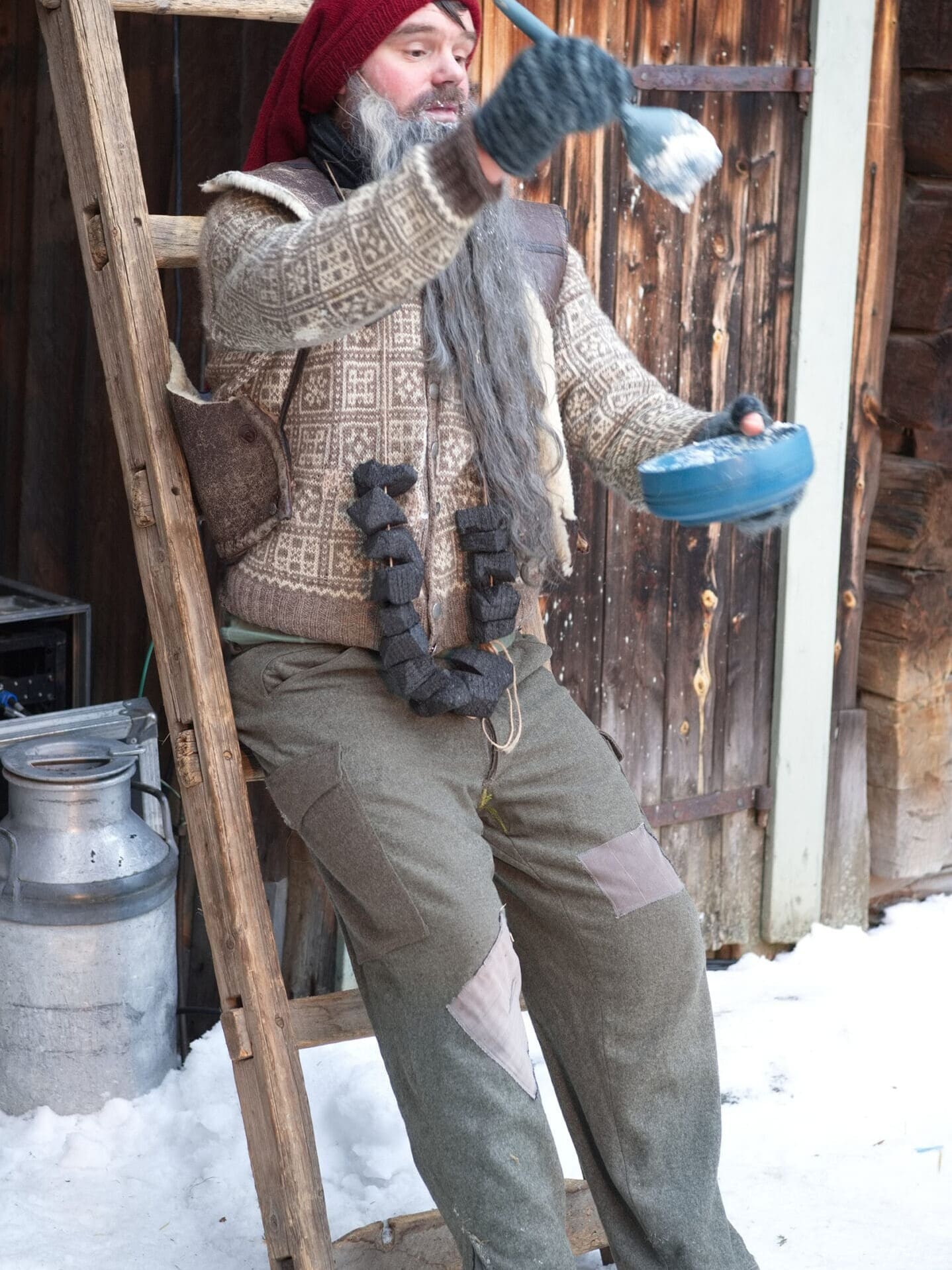 Nisseteater i en av Røros’ eldste gårder. Foto: Svein Eggan